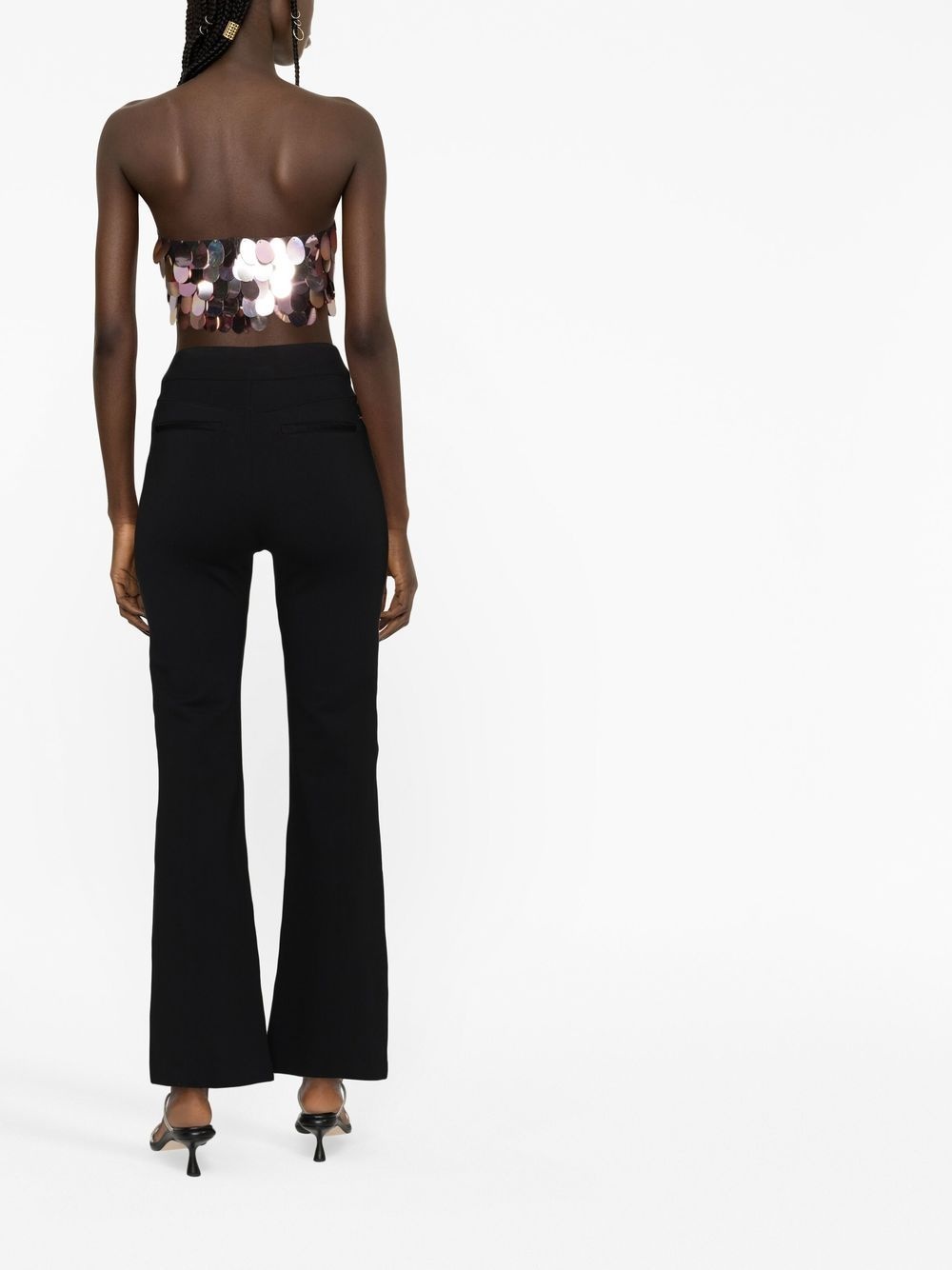 Sirena sequin-embellished crop top - 4