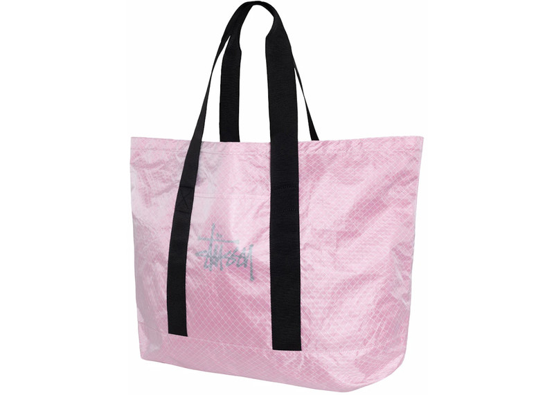 Stüssy Stussy Ripstop Overlay Extra Large Tote Bag Hot Pink outlook