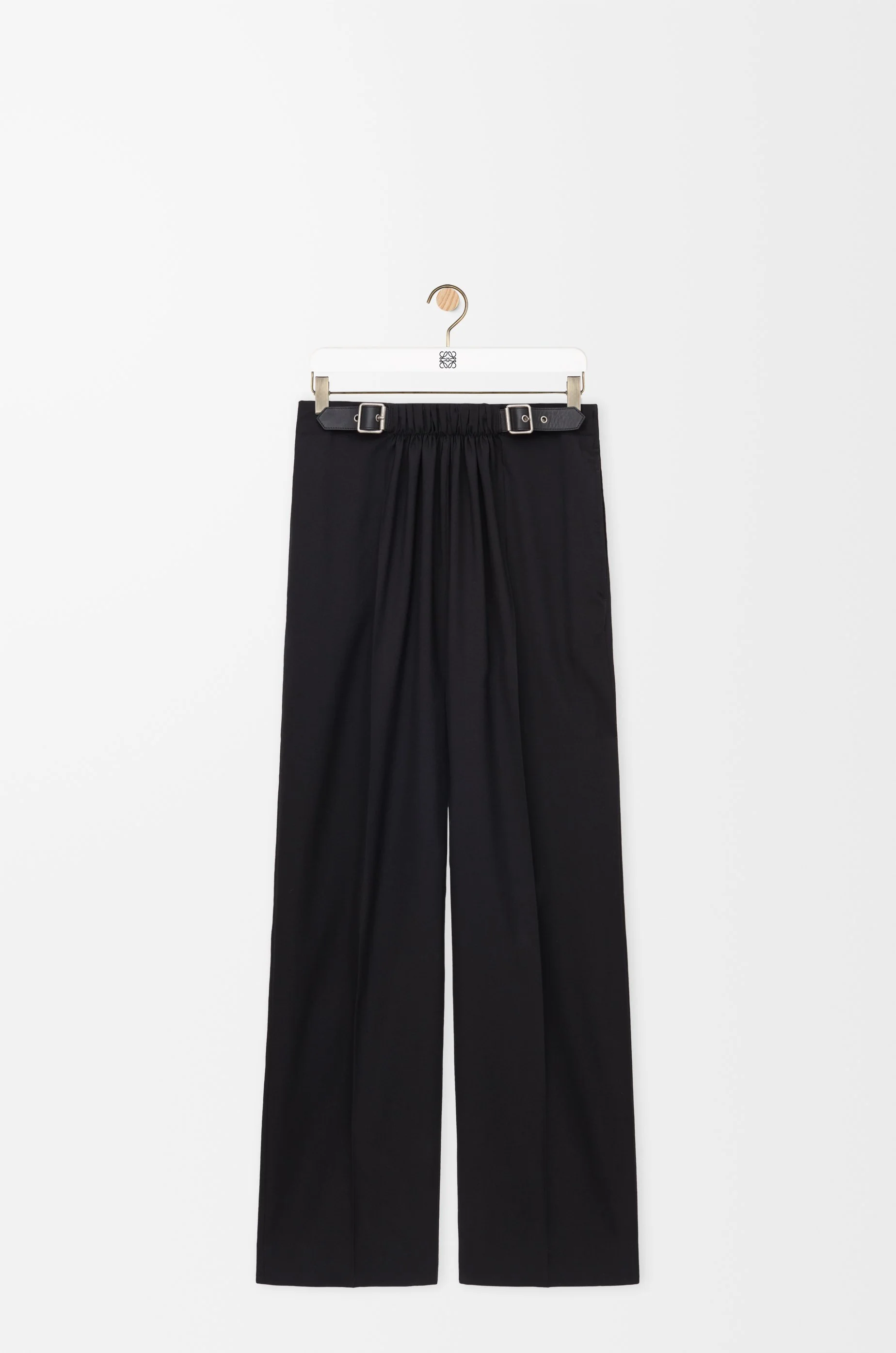 Belted trousers in wool - 1