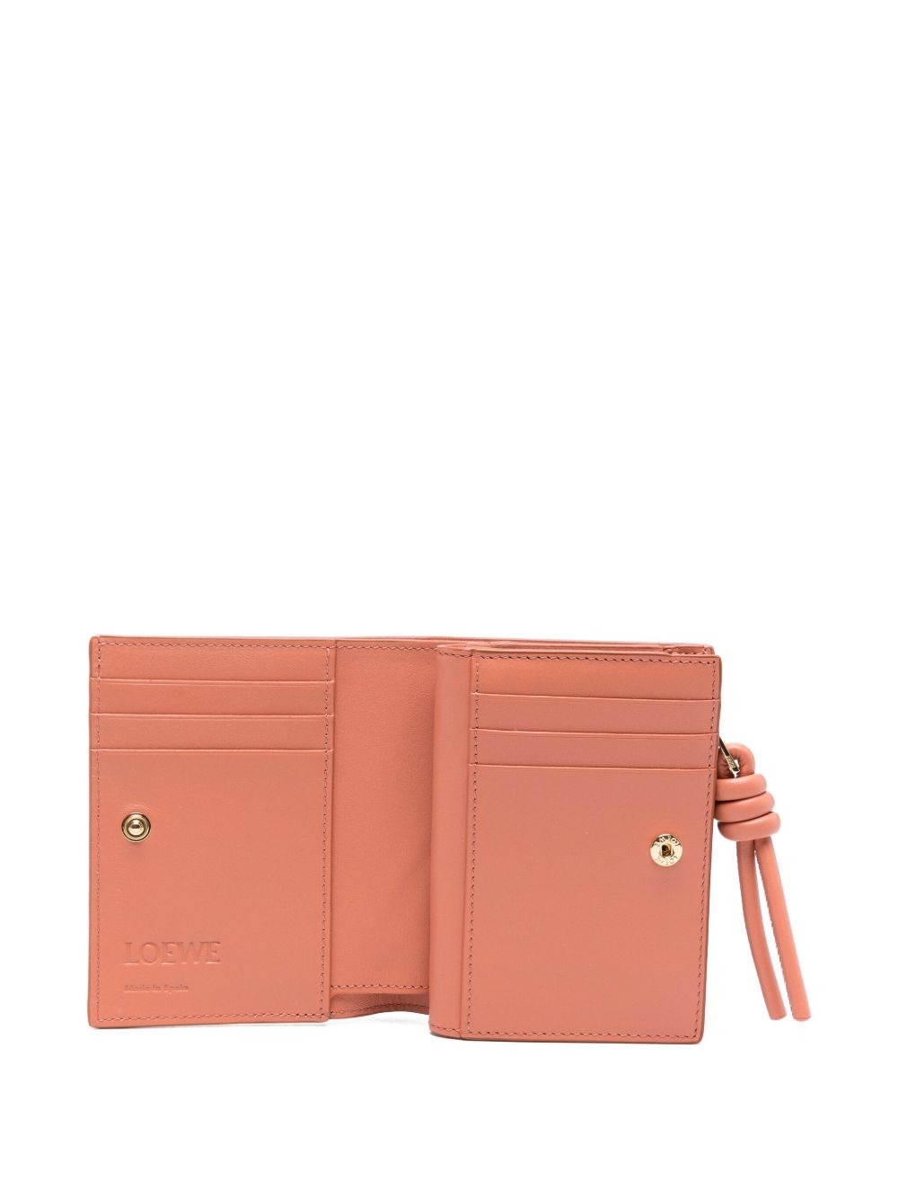 knotted calfskin wallet - 3