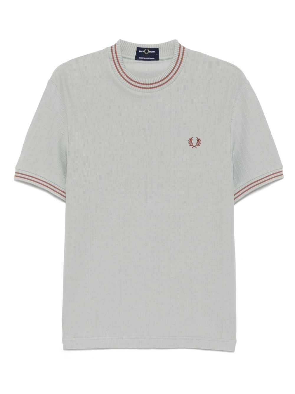 ribbed jersey T-shirt - 1