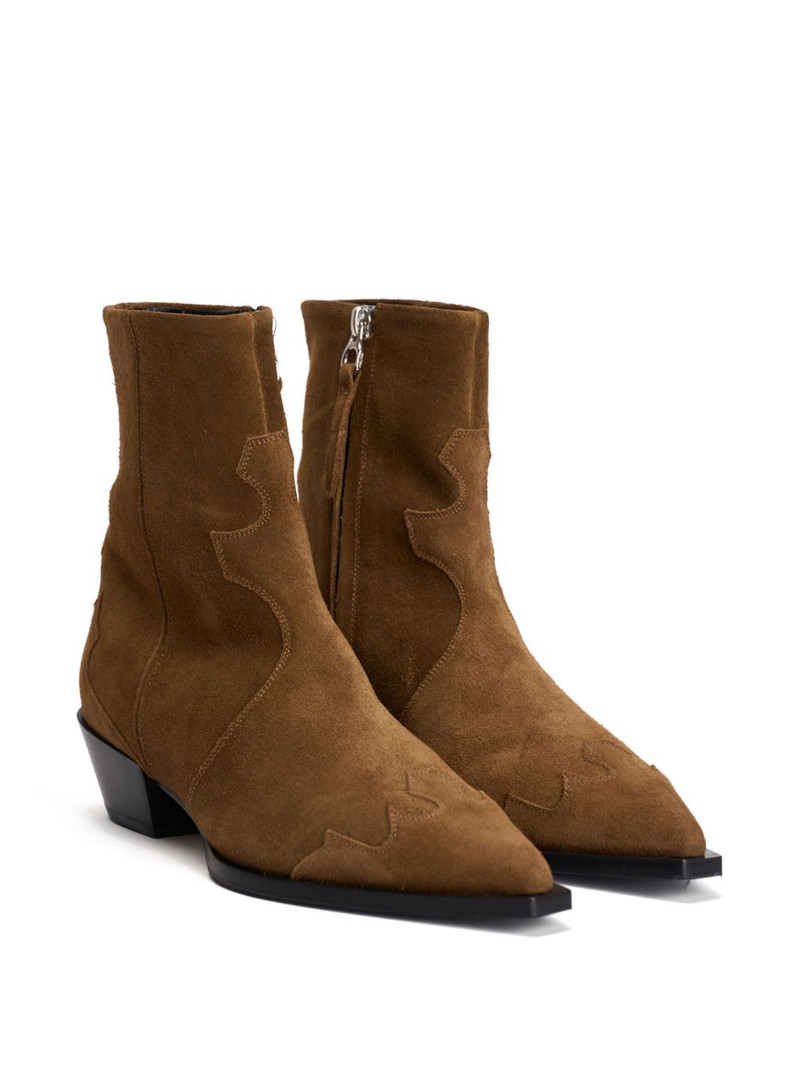 Aeyde Hester suede ankle boots outlook