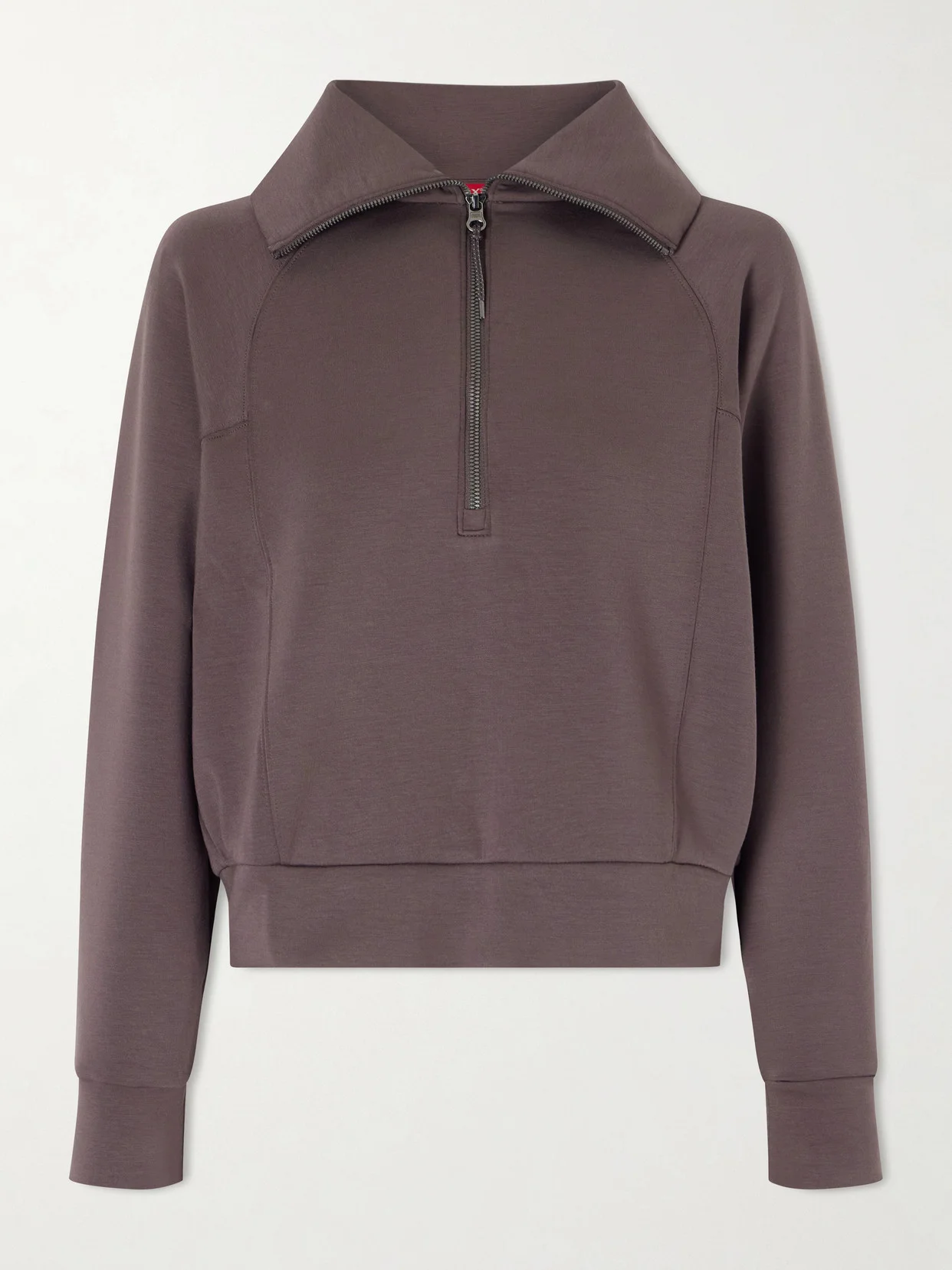 Spanx Airessentials Stretch-jersey Half-zip Sweatshirt - 1