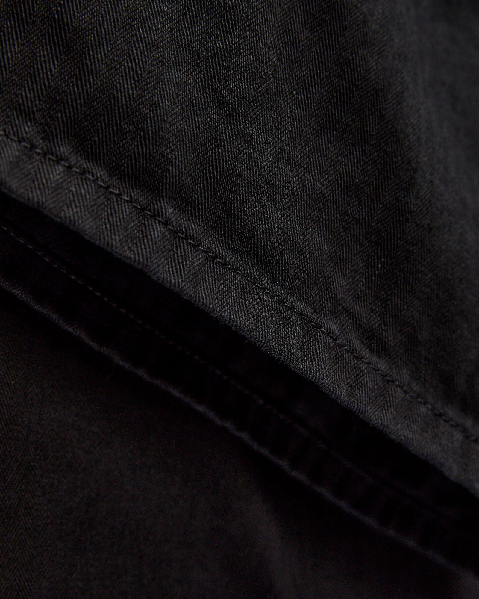 Wide Fit French Work Pants in Black - 8