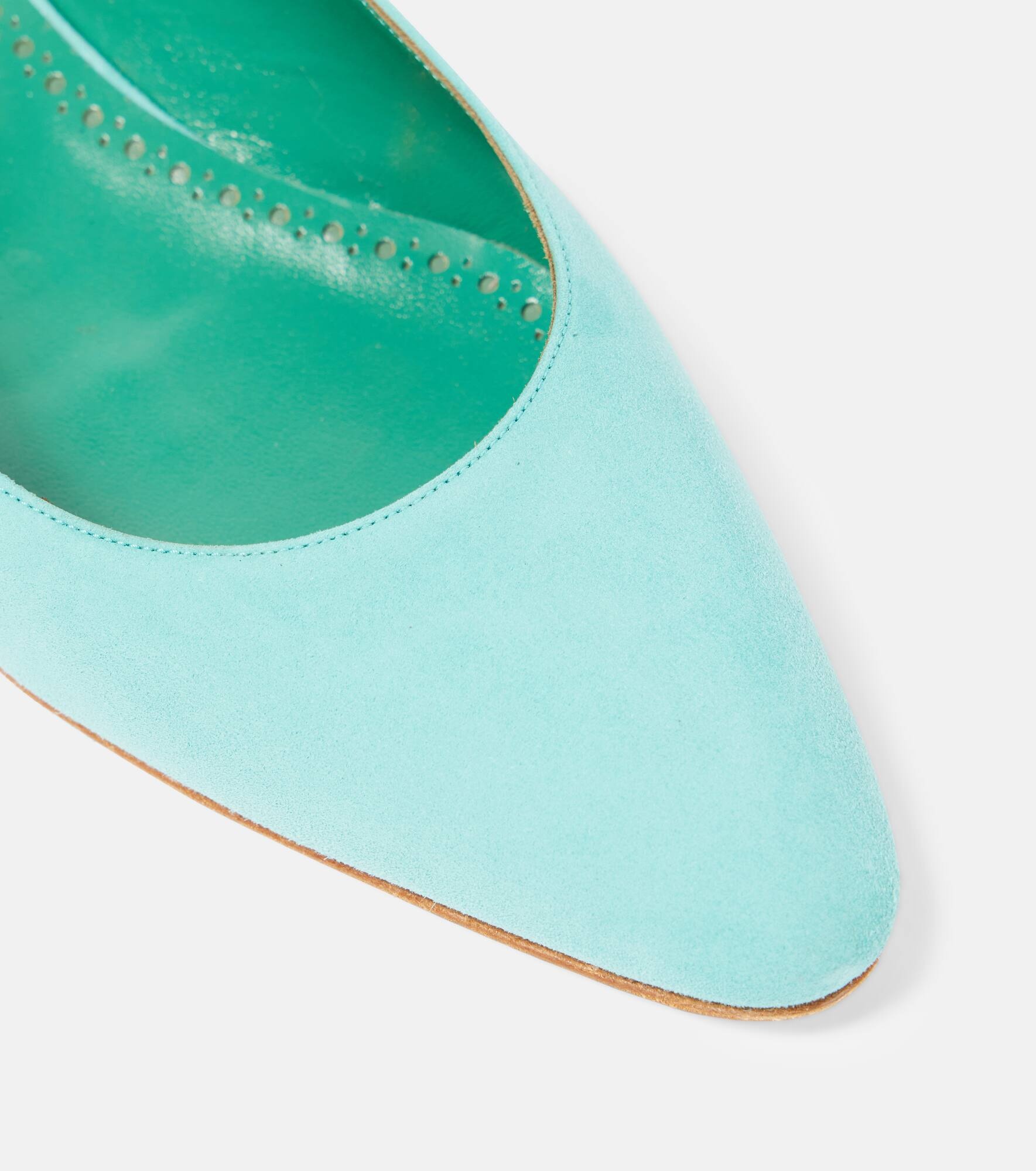 Sawra 10 suede slingback flats - 5