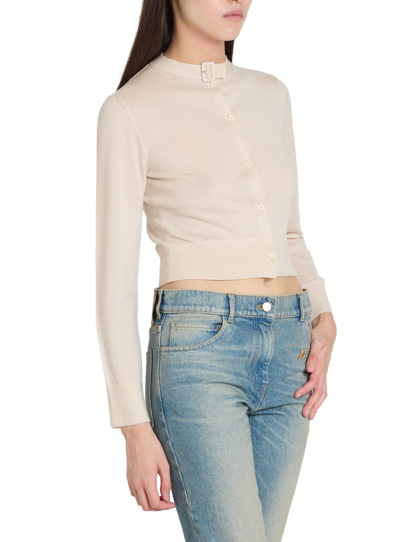 Women's Merino Wool Cardigan - Light Sand 4
