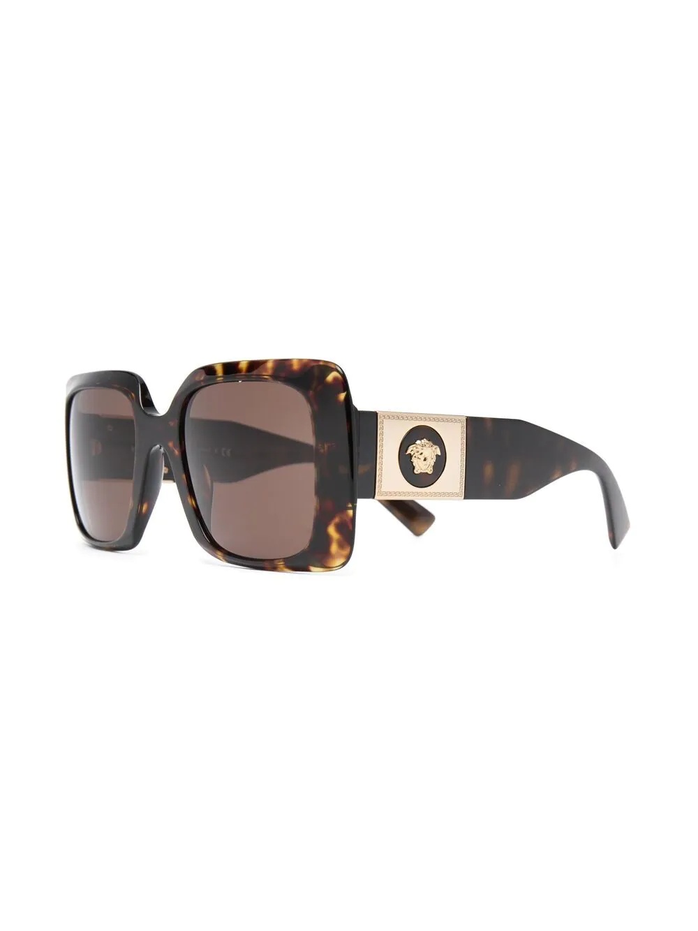 square-frame tortoiseshell-effect sunglasses - 2