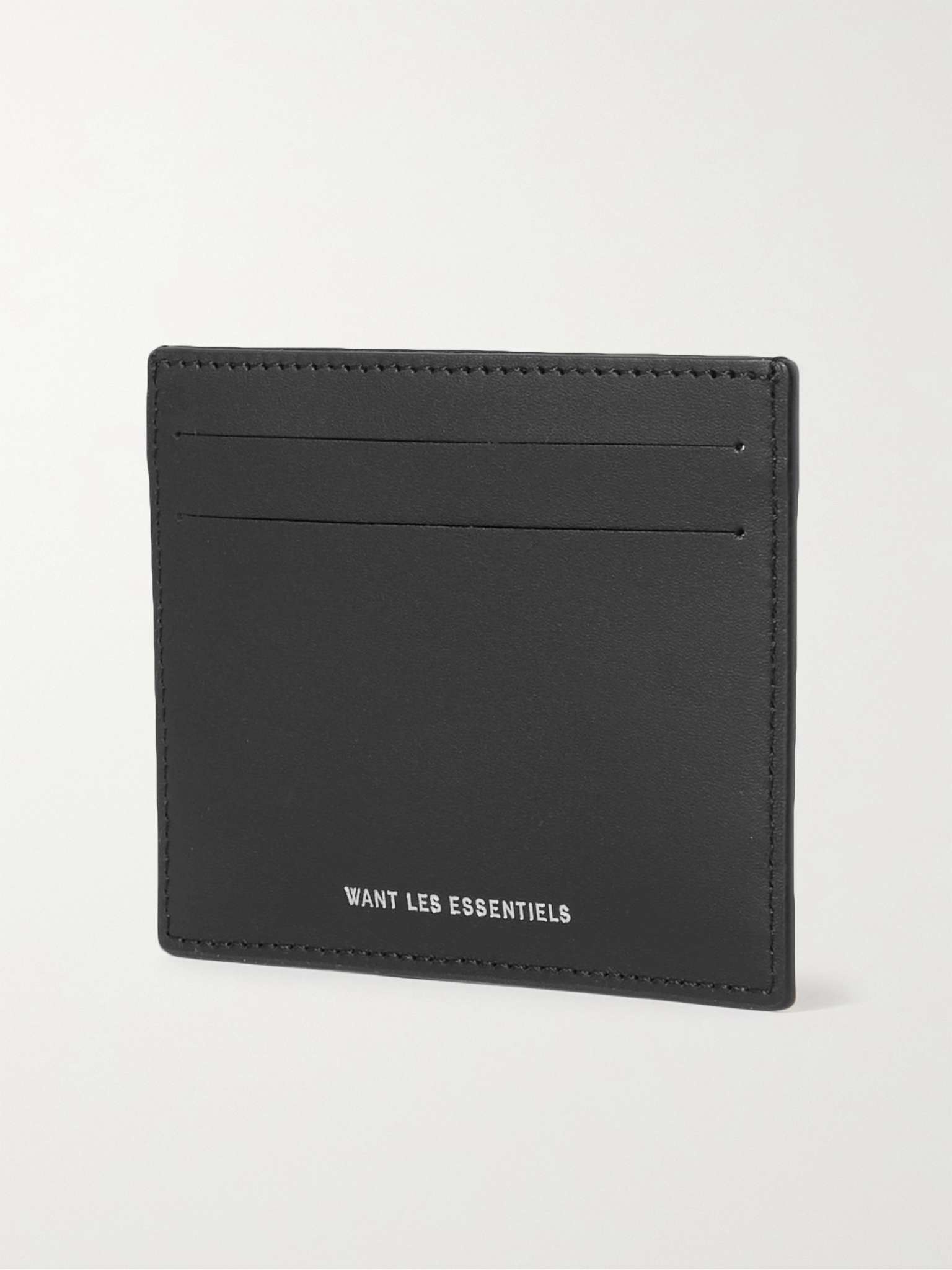 Branson Logo-Debossed Textured and Smooth Leather Cardholder - 3