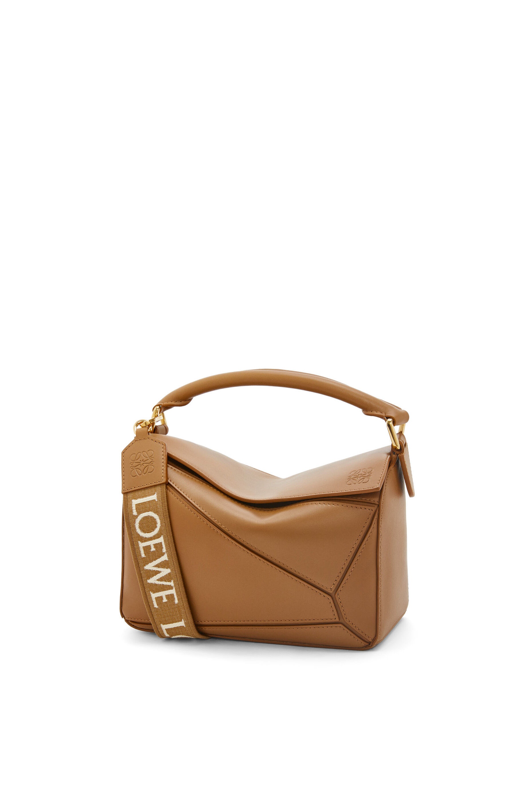 Small Puzzle bag in satin calfskin - 1