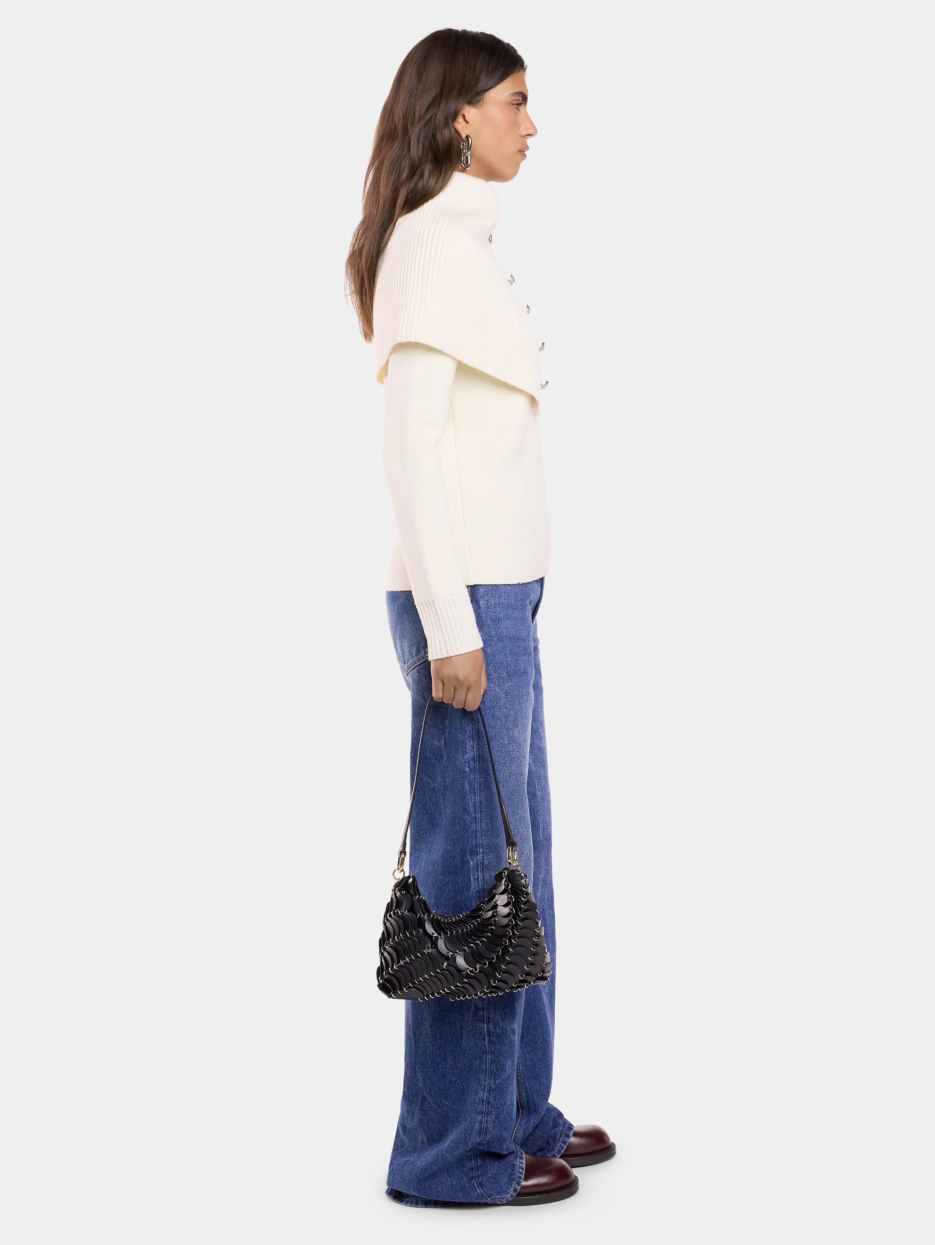 OFF WHITE SWEATER IN WOOL - 3