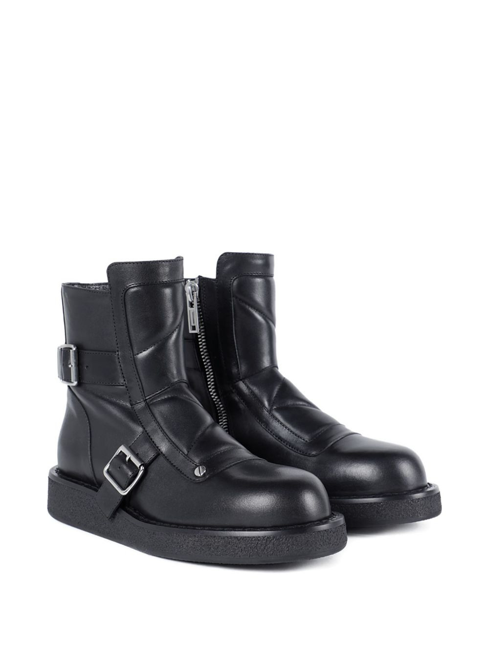 Sune buckle-detail biker boots - 2