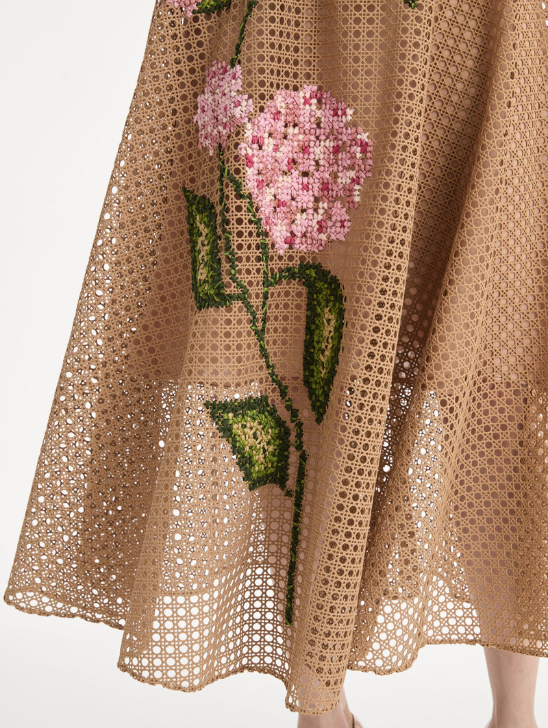 PORCELAIN FLOWER LATTICE DRESS 6
