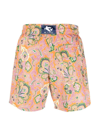 Etro paisley-print swim shorts outlook