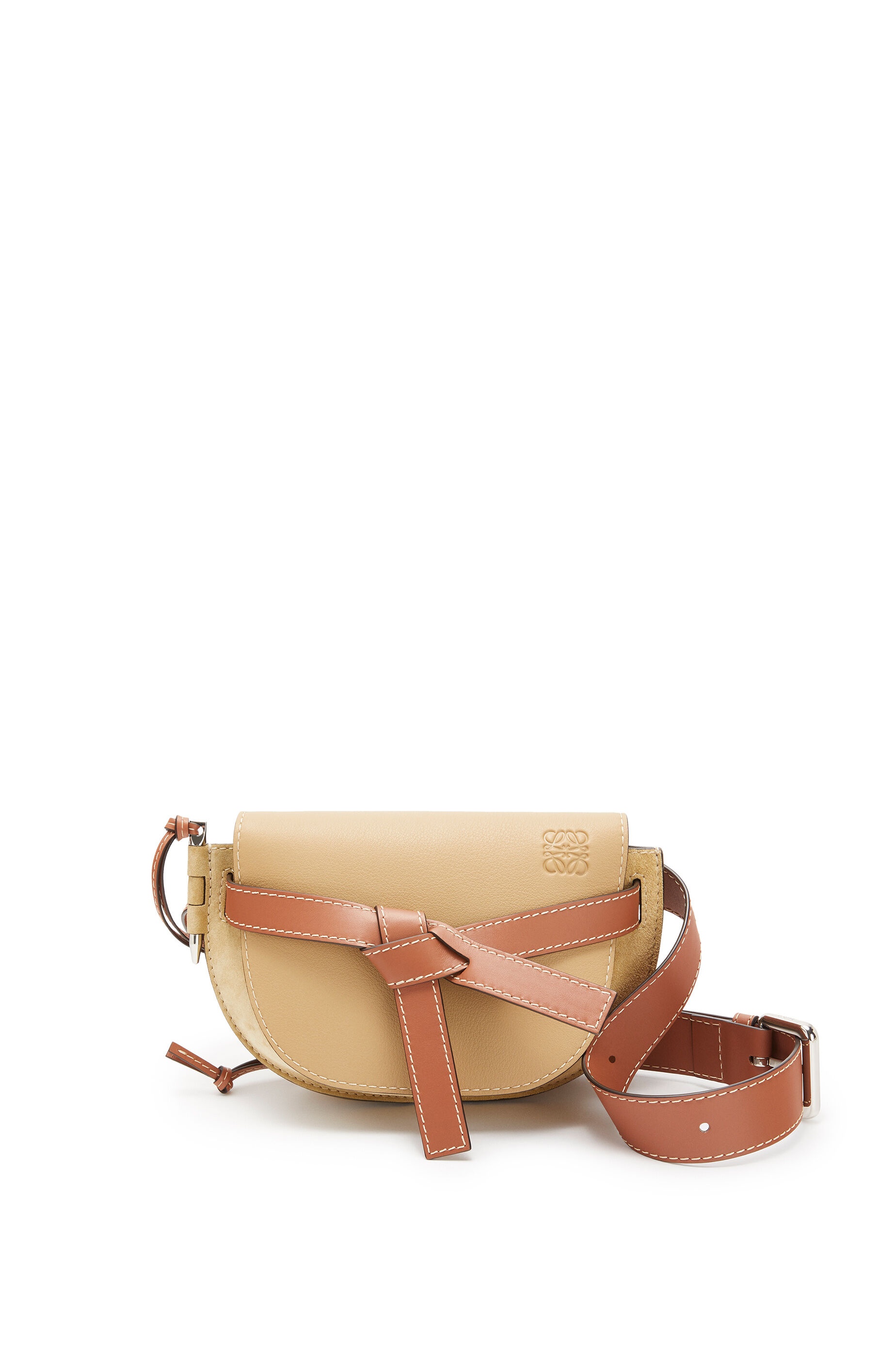 Large Gate bumbag in suede and calfkin - 2