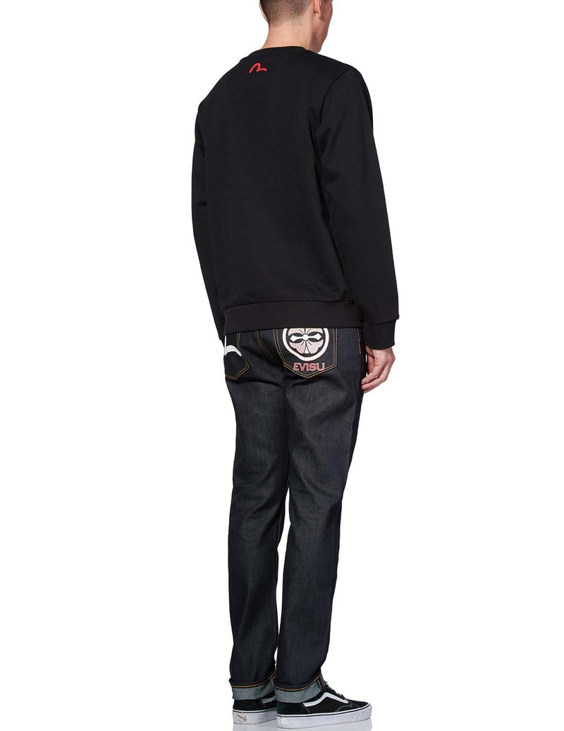 KAMON AND SEAGULL PRINTED SWEATSHIRT 6