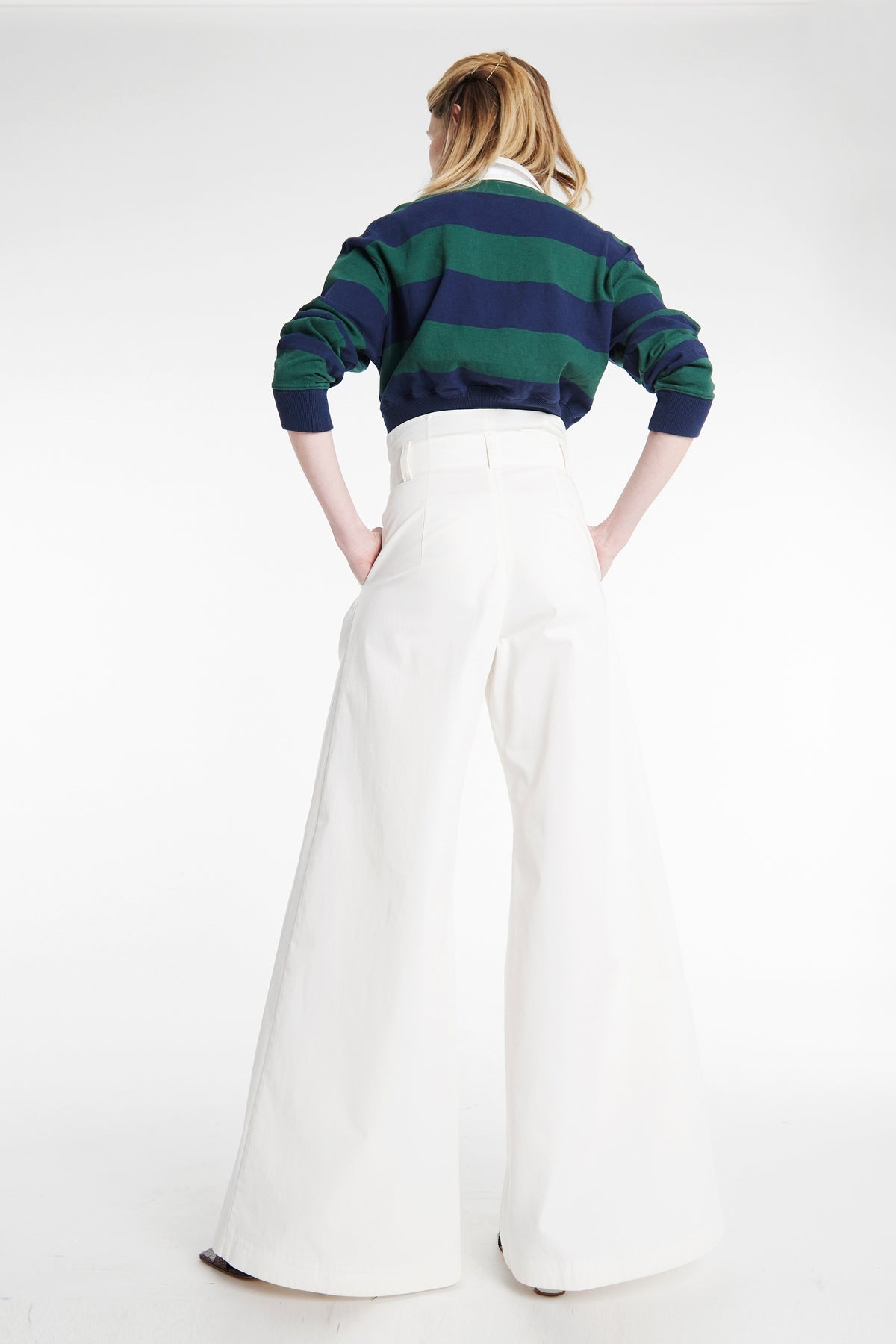 WIDE LEG PANT WHITE - 2