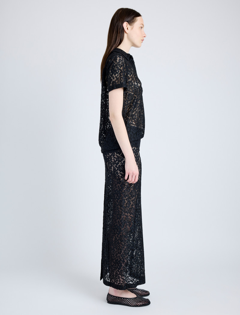 Proenza Schouler Jasmine Skirt in Stretch Lace outlook