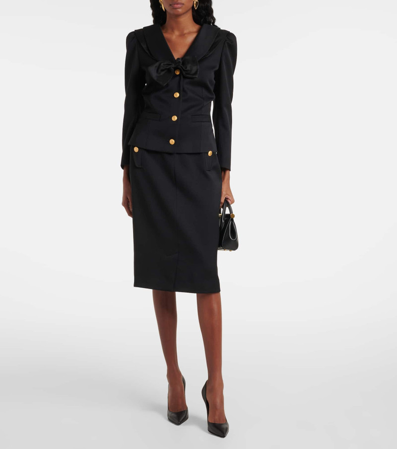Alessandra Rich Virgin wool jacket outlook