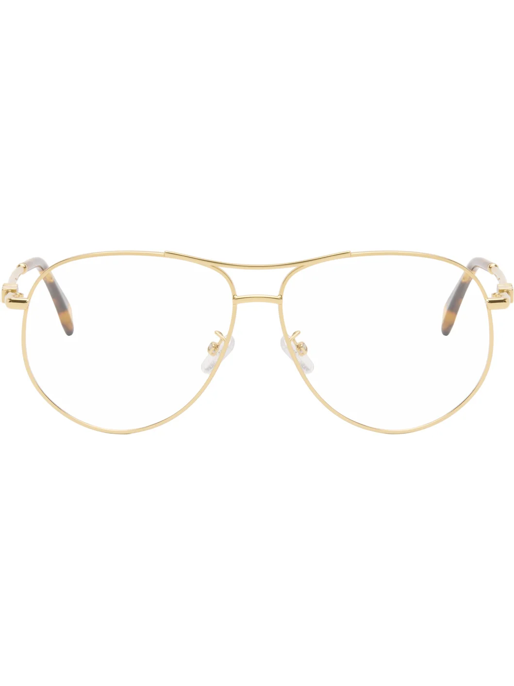Gold Fendigraphy Glasses - 1