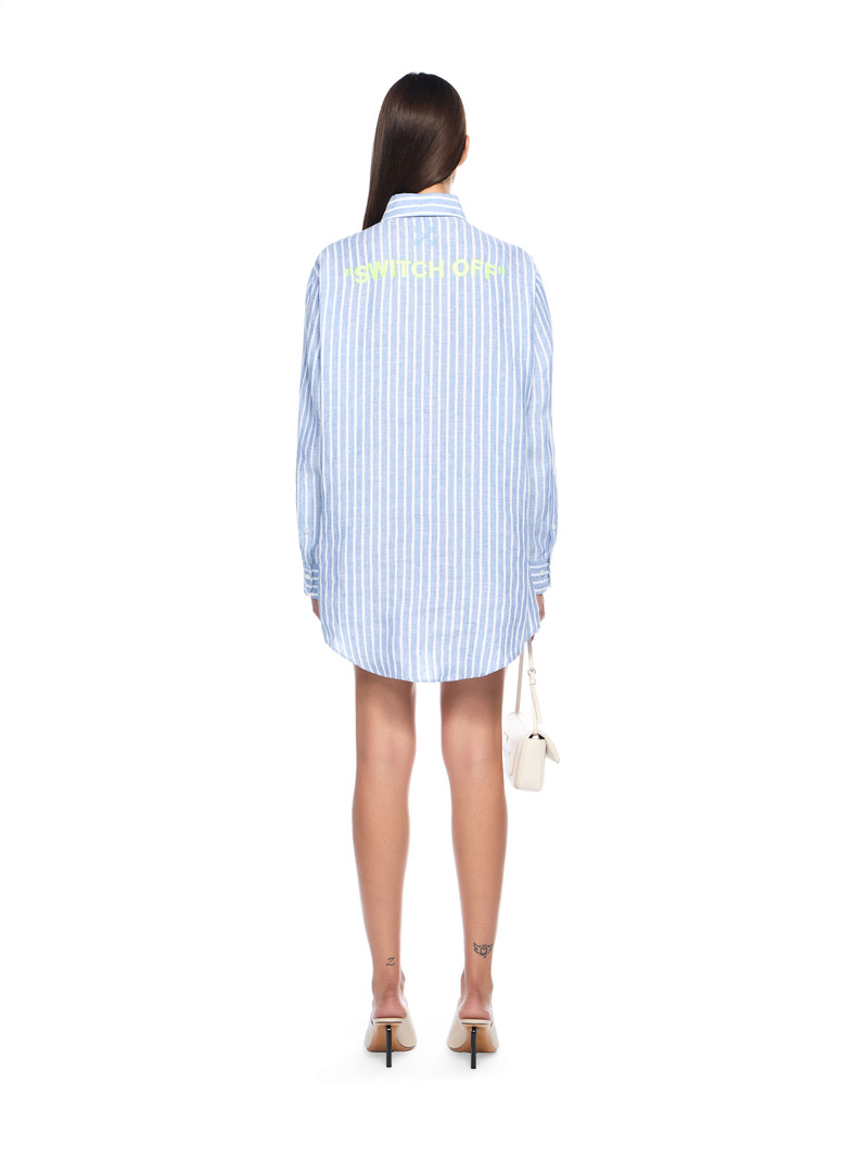 Striped Over Shirt Dress 4