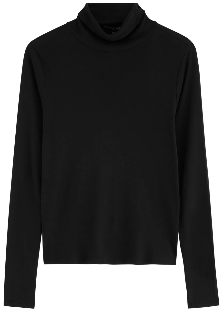 Eileen Fisher Roll-neck Jersey top - 1
