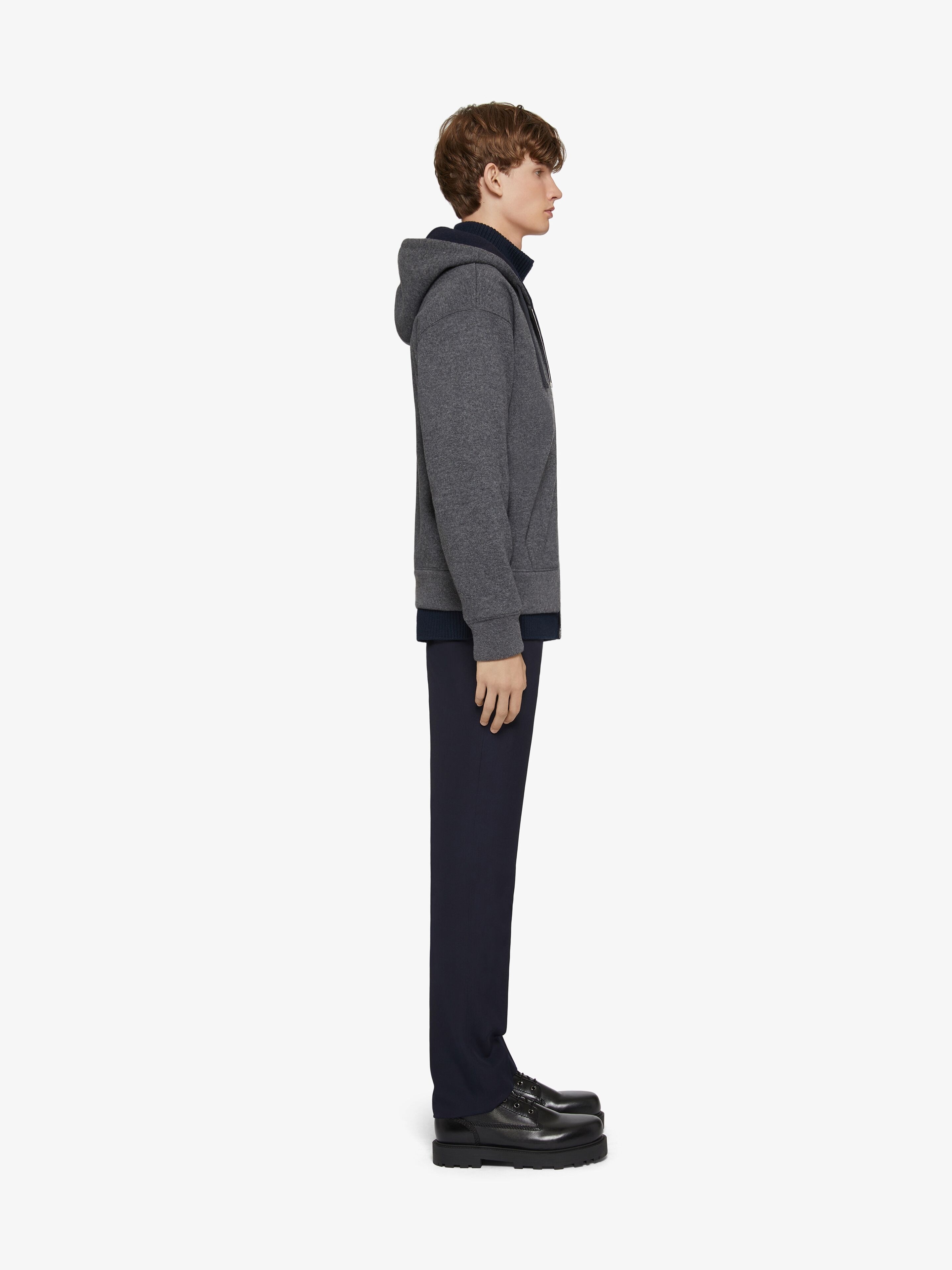 SLIM FIT PANTS IN WOOL - 3