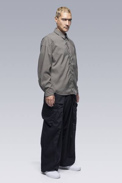 ACRONYM LA10-M Nylon Stretch Polartec® Alpha® Press Button Shirt Jacket Black outlook