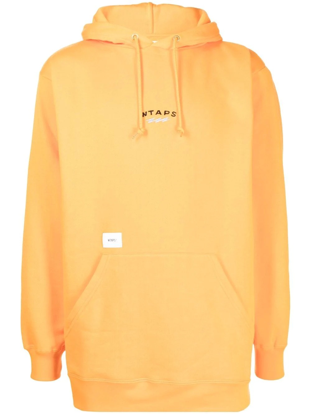 logo-print pullover hoodie - 1