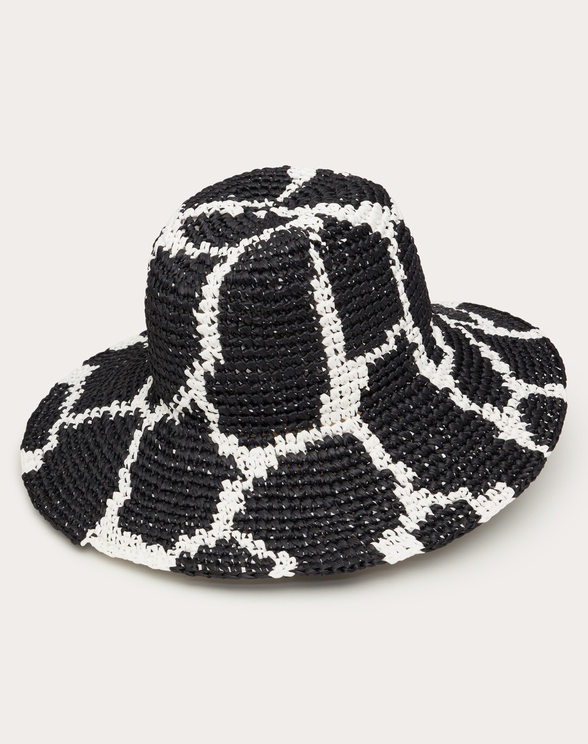 GIRAFFA RE-EDITION MOTIF RAFFIA FEDORA HAT - 3
