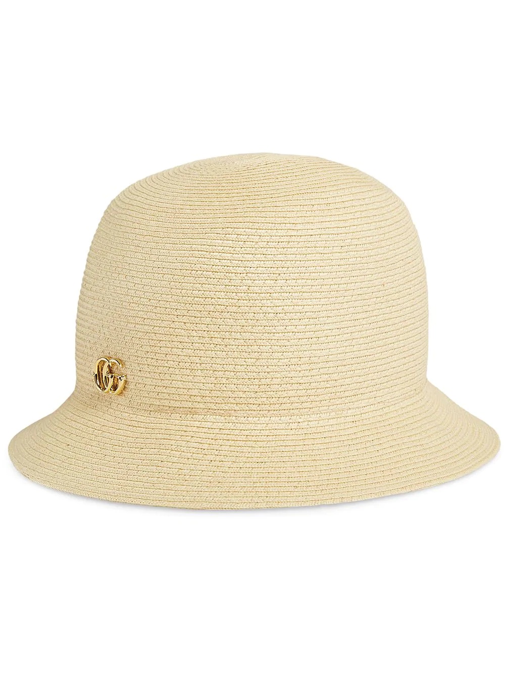 GG logo raffia hat - 1