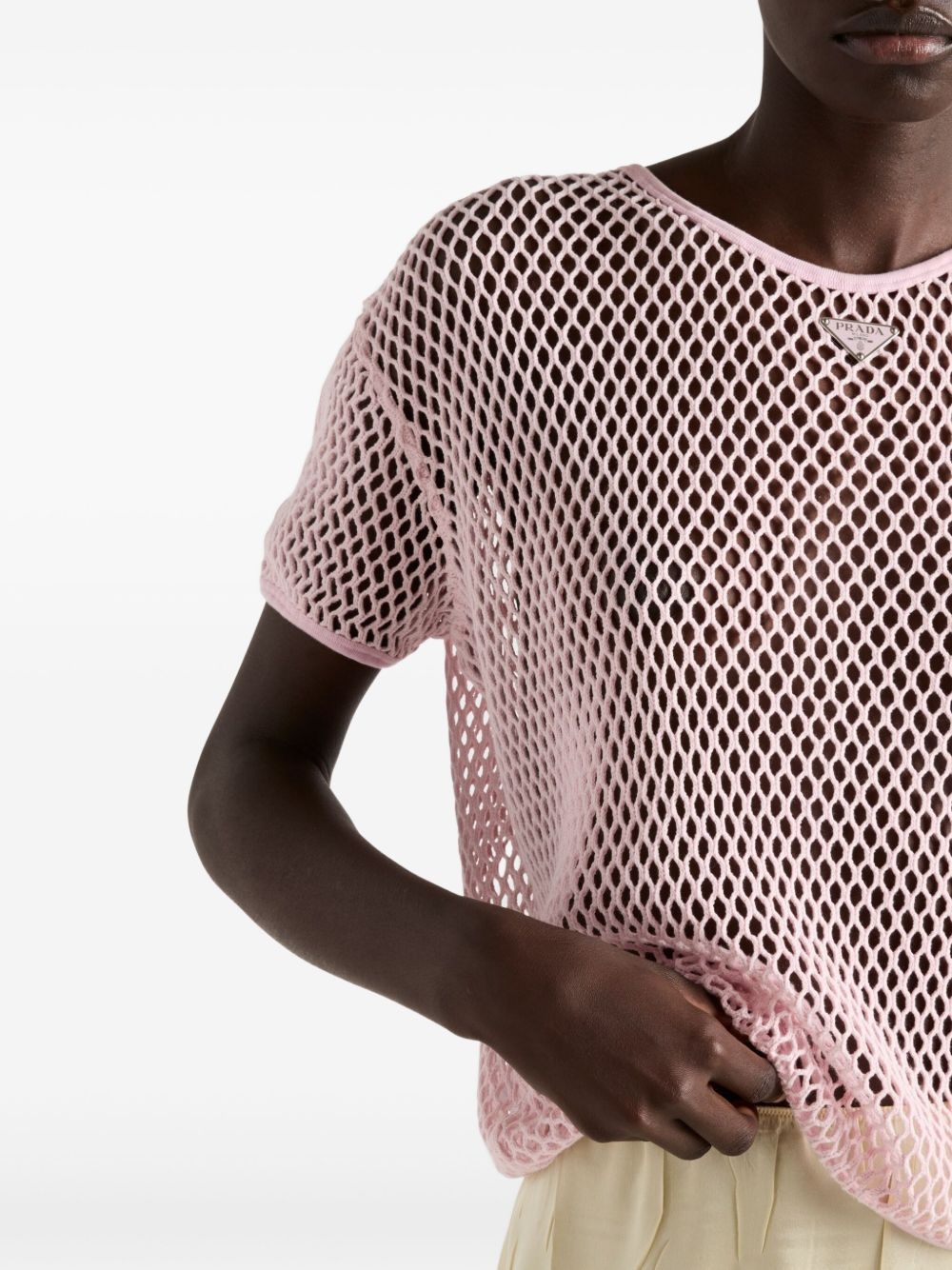 mesh T-shirt - 6
