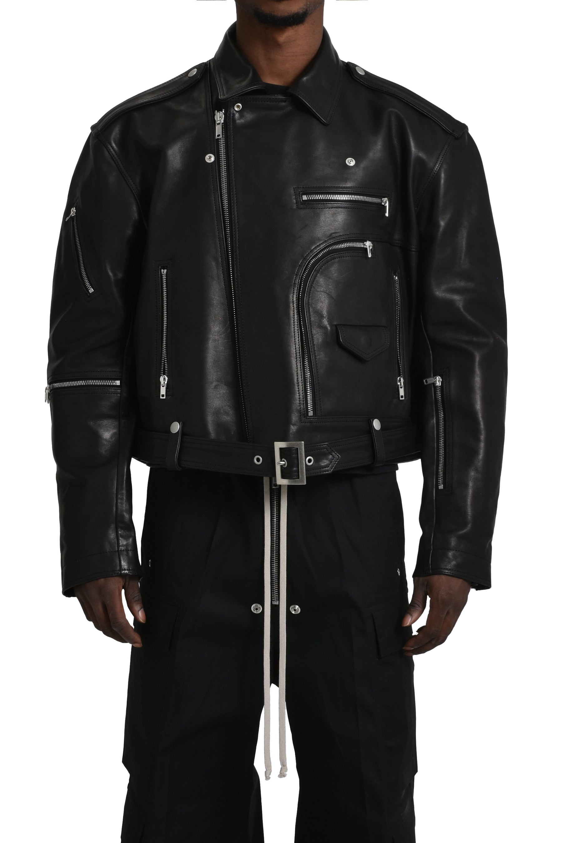 Rick Owens CROPPED JUMBO BAUHAUS STOOGES / BLK | nubiantokyo