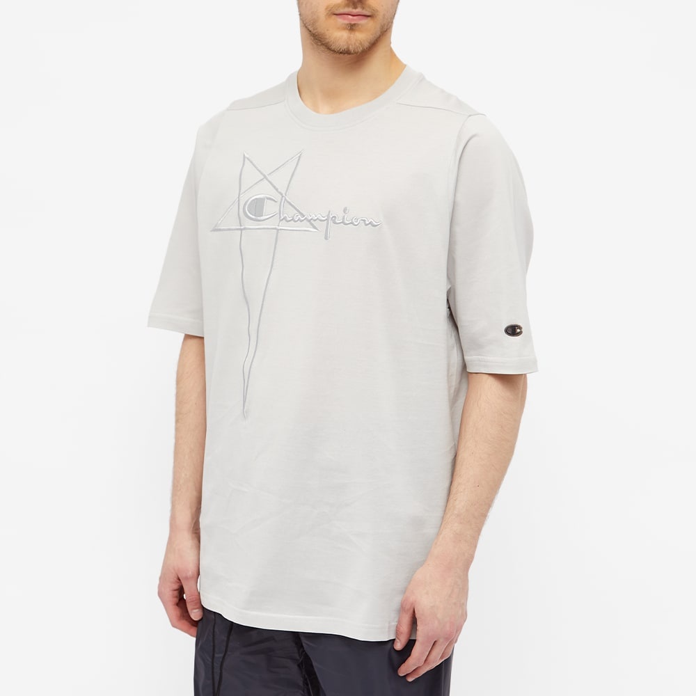 Rick Owens X Champion Jumbo Logo Tee - 4