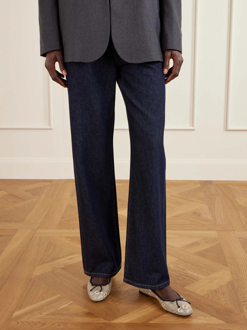 Manolo Blahnik Veralli Lizard-effect Leather Ballet Flats outlook