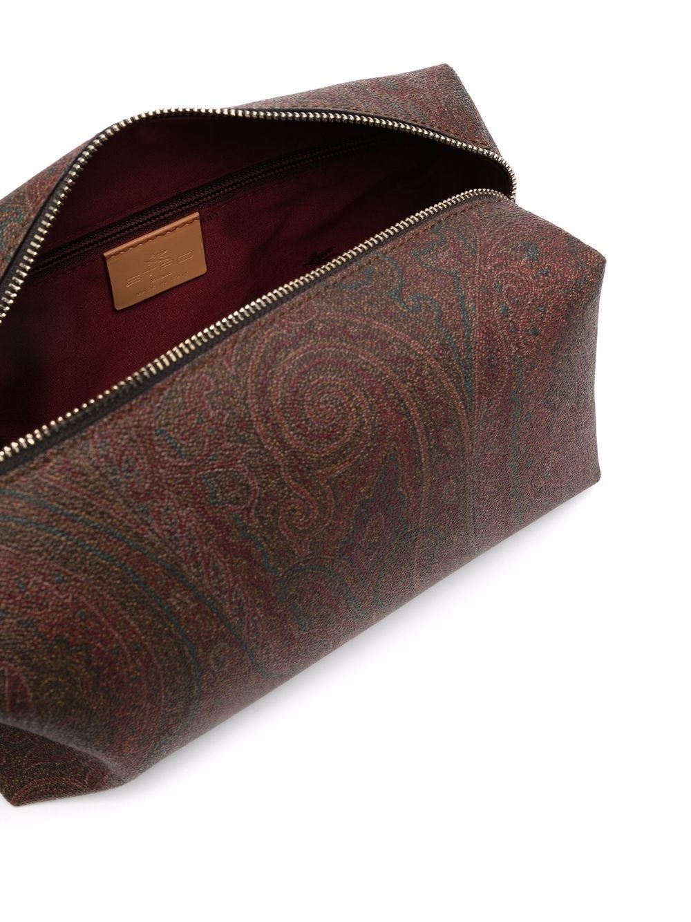 paisley-print wash bag - 4