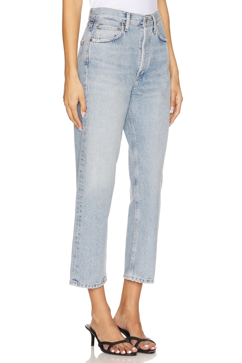 90's Mid Rise Straight Crop - 2