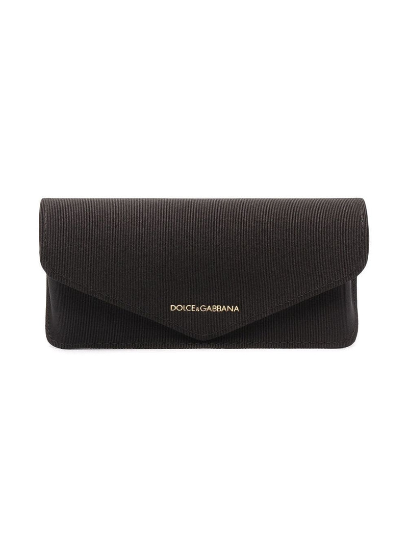 logo-chain cat-eye sunglasses 4