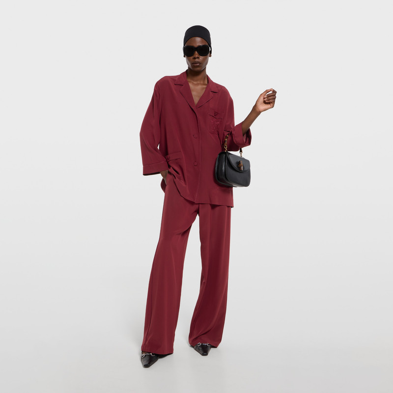 GUCCI Silk crêpe de chine pants outlook