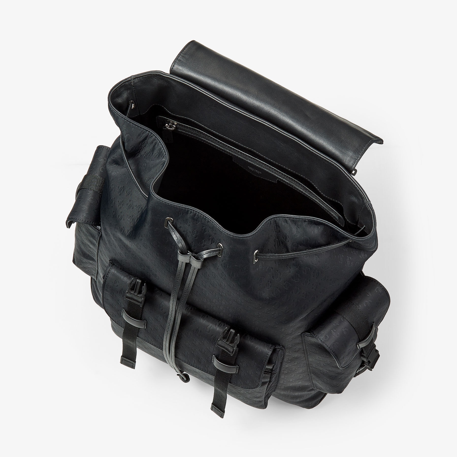 Filmore
Black JC Embossed Nylon Backpack - 2
