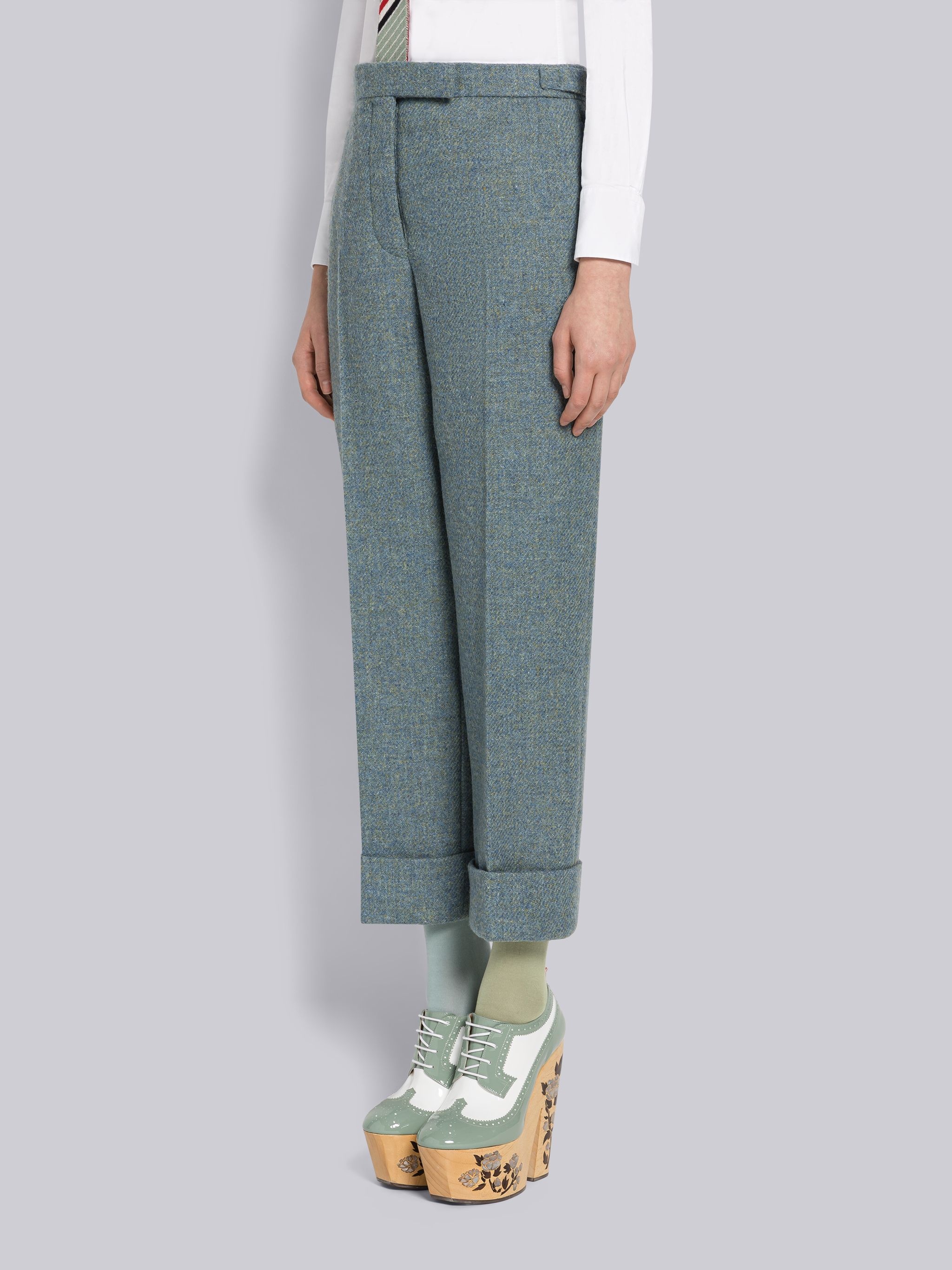 Harris Tweed Low Rise Straight Leg Trouser - 2