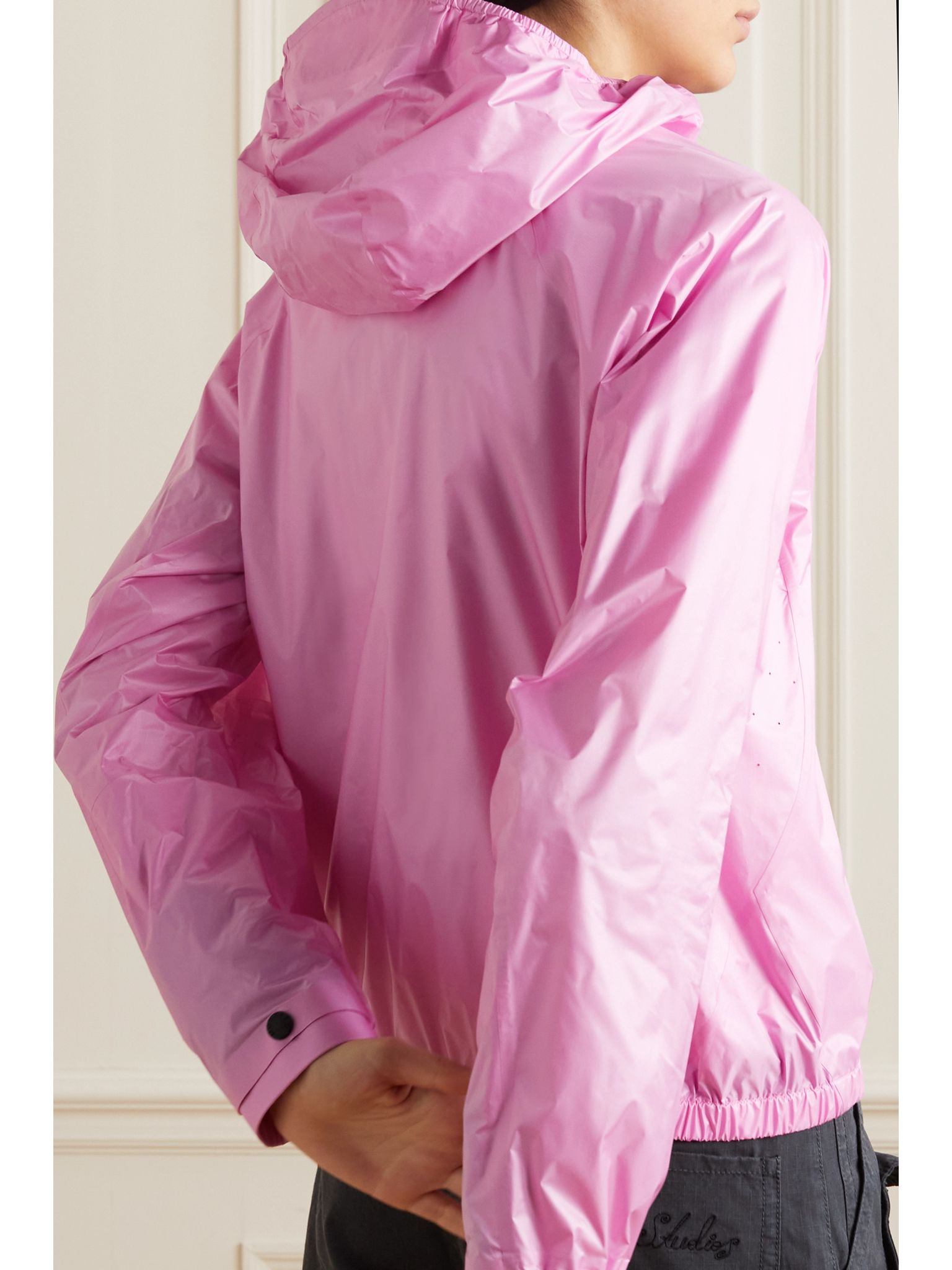 Crozat hooded shell jacket Pink - 4