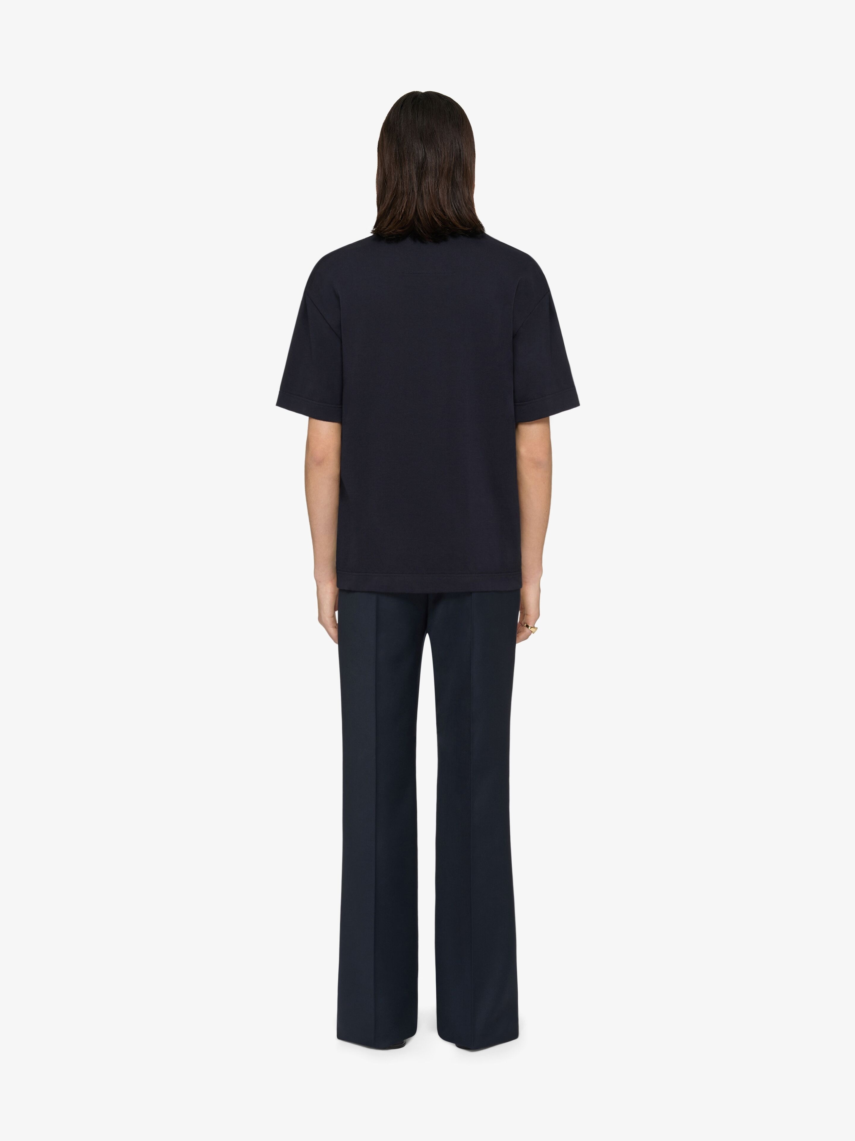 T-SHIRT IN KNIT WITH HG JACQUARD - 3