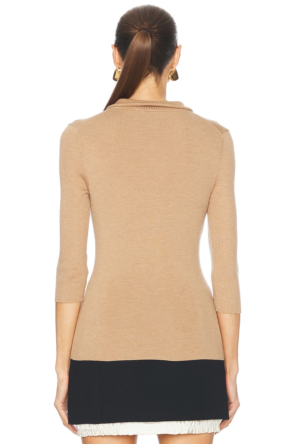 Half Zip Short Sleeve Top - 4