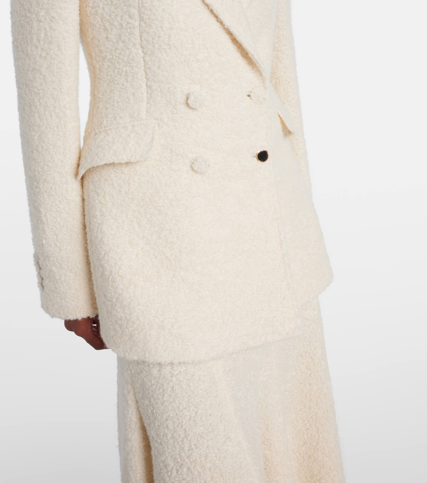 Stephanie cashmere and wool-blend blazer - 5