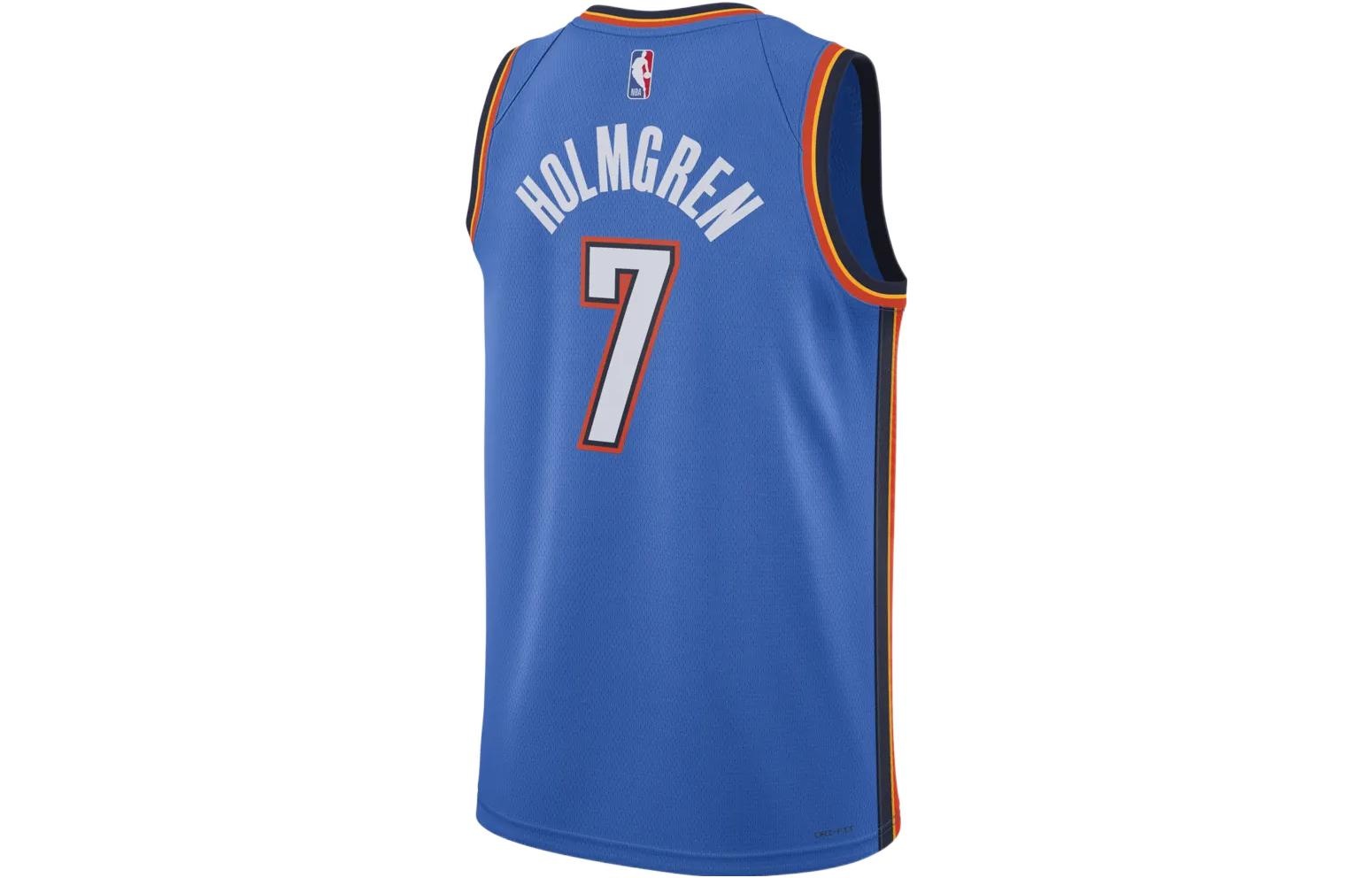 Nike Dri-FIT NBA Oklahoma City Thunder Chet Holmgren Icon Edition 2022/23 Swingman Jersey DN2016-406 - 2