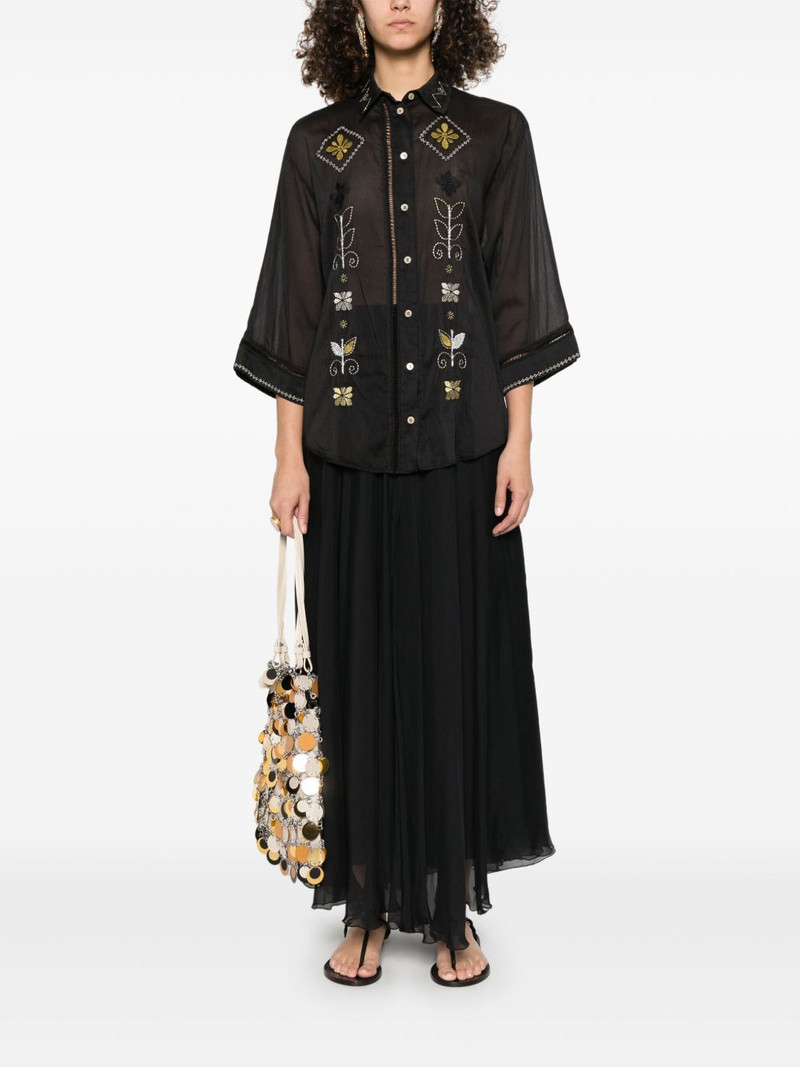 forte_forte motif-embroidered shirt outlook