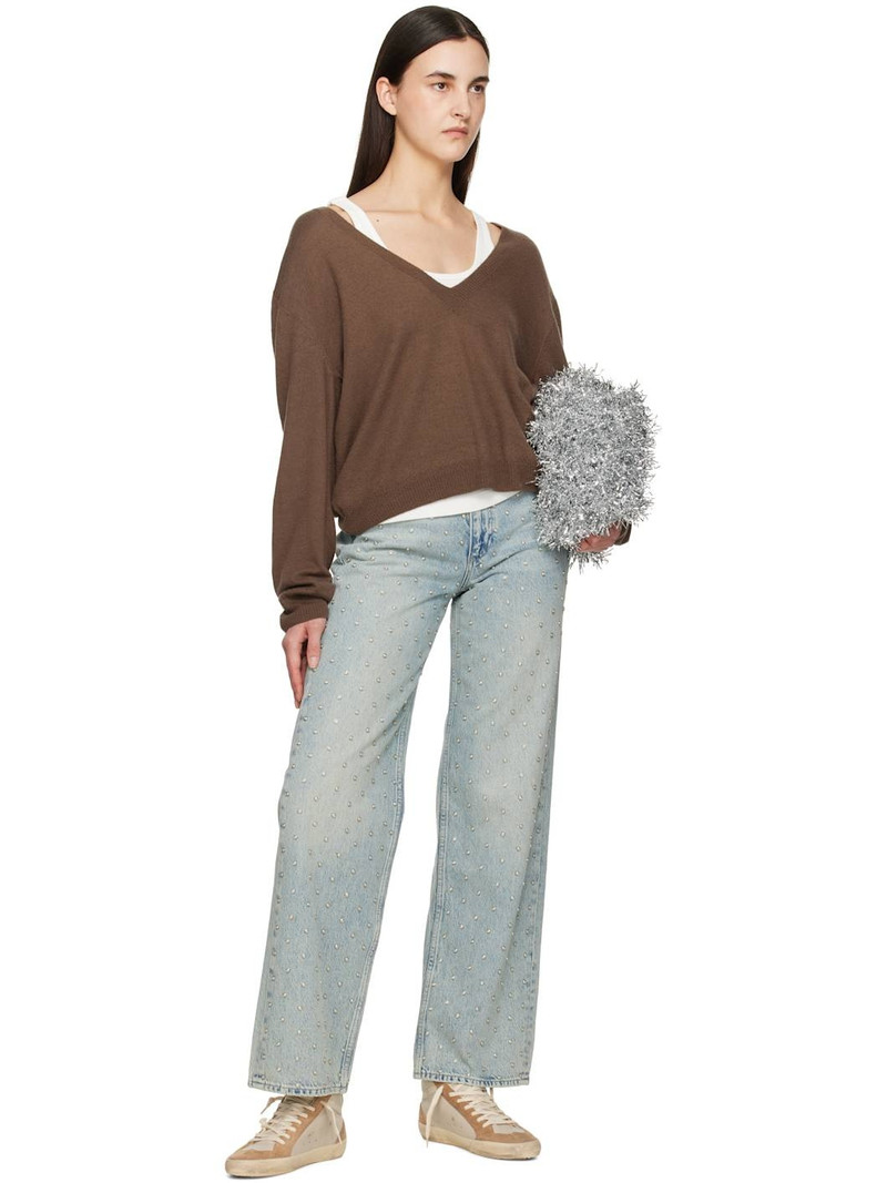 Golden Goose Beige & Brown Mid Star Classic Sneakers outlook