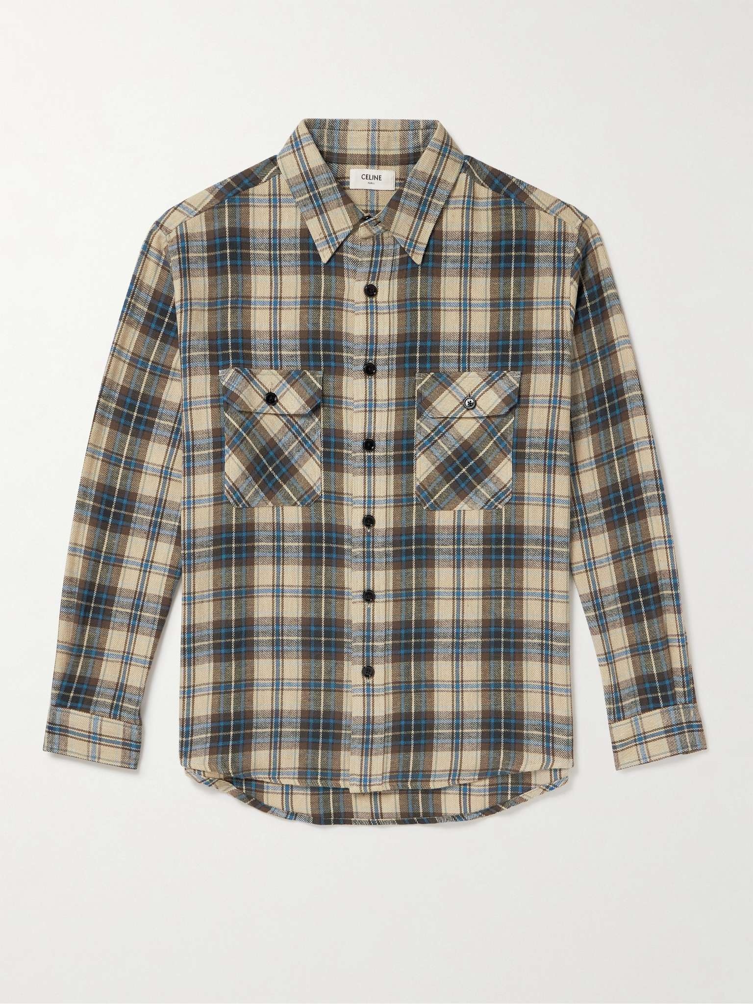 美品 CELINE OVERSIZED PLAID SHIRTS 40 美品 CELINE OVERSIZED PLAID SHIRTS 40 Celine // Plaid Shirt
