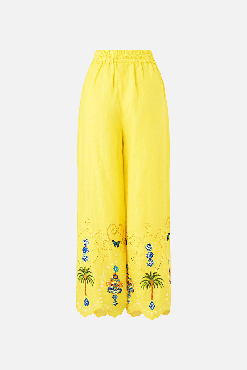 CAMILLA STRAIGHT LEG EMBROIDERED PANT outlook