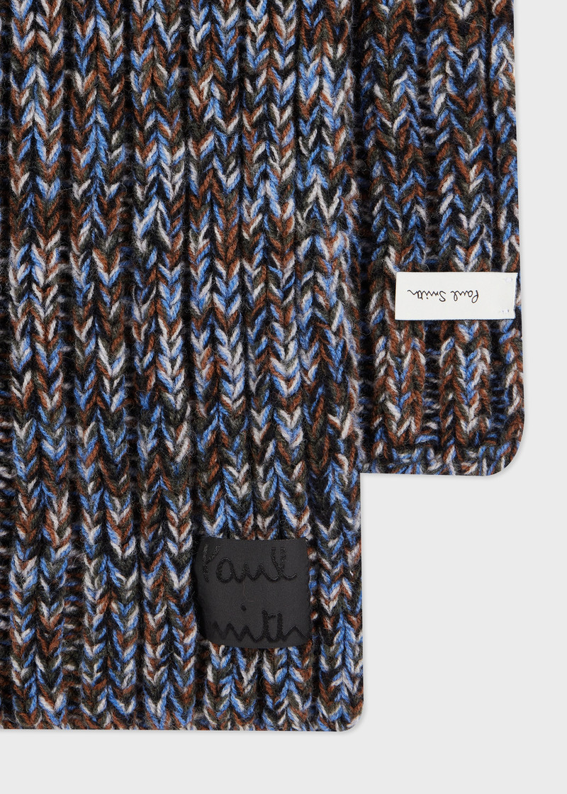 Paul Smith Grey Chunky Knitted Twist Scarf outlook